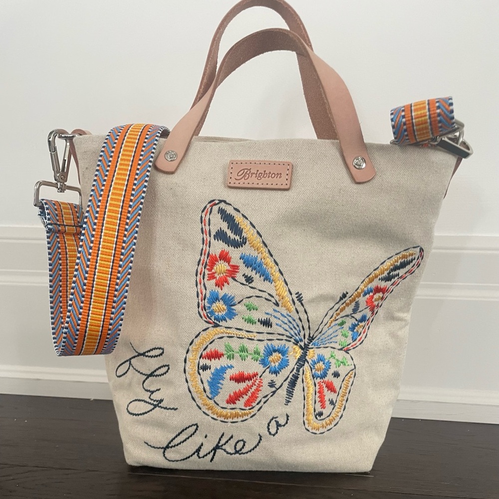 Brighton Multicolor Embroidered Tote
